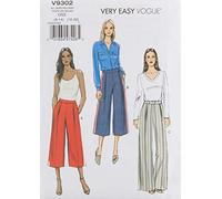 Vogue Patterns 9302 OS Misses Pants, Tissue, Multi-Colour, 15 x 0.5 x 22 cm