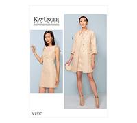 Vogue Patterns Misses Jacket and Dress, Tissue, Multi-Colour, 20 x 0.5 x 25 cm