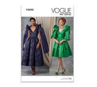 Vogue Patterns Paper Pattern V2048H5 Misses' Evening Dress in Two Lengths H5(6-8-10-12-14)