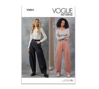 Vogue Patterns Paper Pattern V2051H5 Misses' Trousers H5(6-8-10-12-14)
