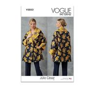 Vogue Patterns Paper Pattern V2052B5 Misses' Jacket by Julio Cesar NYC B5(8-10-12-14-16)