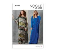 Vogue Patterns Paper Pattern V2057A Misses' Caftans and Sash A (XS-S-M-L-XL-XXL)