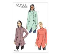 Vogue Patterns Seamed and Collared Jacket Sewing Pattern for Women Sizes 6-14