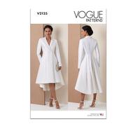 Vogue Patterns Sewing Pattern V2125D5 Misses' and Miss Petite Double Breasted Coat Dress D5 (4-6-8-10-12)