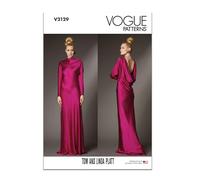 Vogue Patterns Sewing Pattern V2129D5 Misses' Bias-Cut Full-Length Dress by Tom and Linda Platt D5 (4-6-8-10-12)
