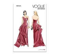 Vogue Patterns Sewing Pattern V2131H5 Misses' Strapless Gown H5(6-8-10-12-14)