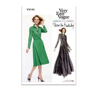 Vogue Patterns Sewing Pattern V2143Y5 Misses' Vintage Knit Dress by Diane von Furstenberg Y5 (18-20-22-24-26)
