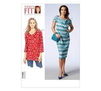 Vogue Patterns V1386 OSZ Misses Tunic, Multi-Color