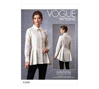 Vogue Patterns-V1659A5-MISSES-TOP/Vest, Paper, Various, 6-8-10-12-14