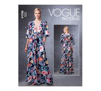 Vogue Patterns V1735Y Misses Dress, White, Y (XS-S-M)