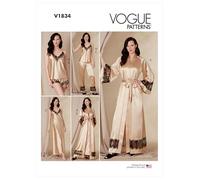 Vogue Patterns V1834F5 Misses Sleepwear F5 (16-18-20-22-24)