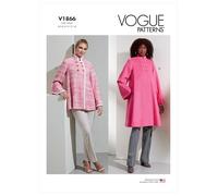 Vogue Patterns V1866A5 Misses Jacket A5 (6-8-10-12-14)