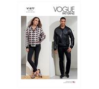 Vogue Patterns V1877 Unisex Bomber Jacket