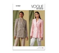 Vogue Patterns V1927Y5 Misses' Double-Breasted Jacket Y5 (18-20-22-24-26)