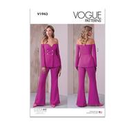 Vogue Patterns V1943Y5 Misses' Jacket and Pants Y5 (18-20-22-24-26)