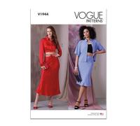 Vogue Patterns V1944AX5 Misses' Tops and Skirts AX5(4-6-8-10-12)
