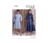 VOGUE PATTERNS V1983H5 Misses' Dresses H5 (6-8-10-12-14)