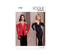 VOGUE PATTERNS V1984B5 Misses' Tops B5 (8-10-12-14-16)