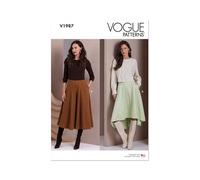 VOGUE PATTERNS V1987Y5 Misses' Skirt and Culottes Y5 (18-20-22-24-26)