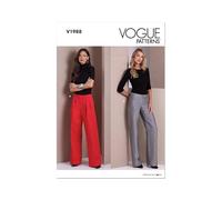 VOGUE PATTERNS V1988H5 Misses' Trousers H5 (6-8-10-12-14)