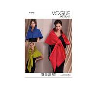 VOGUE PATTERNS V1991A Misses' Wraps by Tom & Linda Platt A (S-M-L)