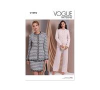 VOGUE PATTERNS V1992Y5 Misses' Jackets, Skirt and Trousers Y5 (18-20-22-24-26)