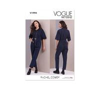 Vogue Patterns V1994AA Misses' Jumpsuit by Rachel Comey AA (XS-S-M)