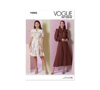 Vogue Patterns V2005 Misses’ Lined Dress in Two Lengths with Sleeve Variations