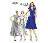 Vogue Patterns V8577 Size FF 16-18-20-22 Misses' Dress