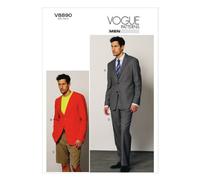 Vogue Patterns V8890 Size MUU 34-36-38-40 Men's Jacket Shorts and Pants