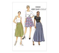 Vogue Patterns V9090A5 6/8/10/12/14 Misses Skirt