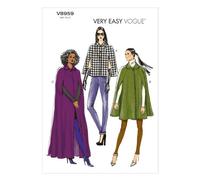 Vogue Patterns Vogue Sewing Patterns VGE 8959 16-18 Extra-Large 20-22 24-26, Multi-Colour, Wool, Multicolor, ZZ (LRG-XLG-XXL)