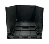 Vogue Plastic Folding Transport/Storage Crate - 594x396x353mm | Collapses flat to save space when empty, providing an easy and durable way to store and organise commercial kitchen stock.