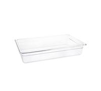 Vogue Polycarbonate 1/1 Gastronorm Container 100mm Clear - U225