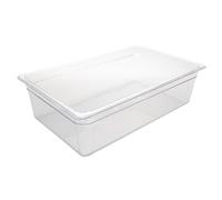 Vogue Polycarbonate 1/1 Gastronorm Container 150mm Clear