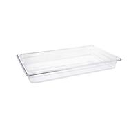 Vogue Polycarbonate 1/1 Gastronorm Container 65mm Clear - [U224]