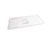 Vogue Clear Polycarbonate Notched Lid - GN 1/1
