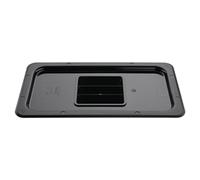 Vogue Polycarbonate 1/3 Gastronorm Lid Black
