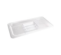Vogue Polycarbonate 1/3 Gastronorm Lid Clear - [U246]