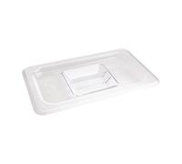 Vogue Polycarbonate 1/4 Gastronorm Lid Clear