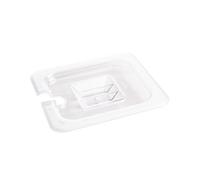 Vogue Polycarbonate 1/6 Gastronorm Lid Notched - [U254]