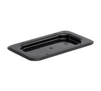 Vogue Polycarbonate 1/9 Gastronorm Lid Black