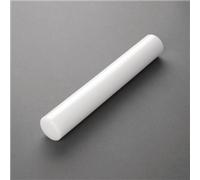 Vogue Polyethylene Rolling Pin 30 cm/12 inch Long, White, Non-Stick Rolling Pin Ideal for Rolling Pastry, J171