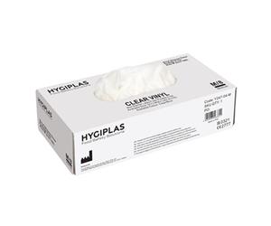 Vogue Powder-Free Vinyl Gloves Clear Medium (100 pack)