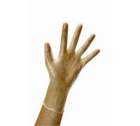 Vogue Powdered Vinyl Food-Prep Gloves Clear, Size L (Box of 100)