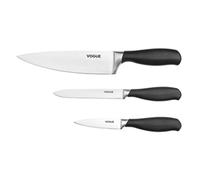 Vogue Prep Like A Pro 3-Piece Soft-Grip Knife Set