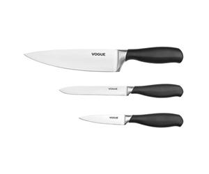 Vogue Prep Like A Pro 3-Piece Soft-Grip Knife Set
