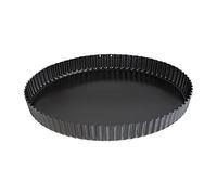 Vogue Quiche Tin with Loose Base 300mm - Non-Stick, Dishwasher Safe, Round Fluted Edge DB568