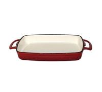Vogue Red Cast Iron Casserole Dish 1.8Ltr