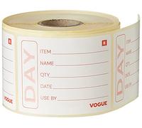 Vogue Removable Self Adhesive Prepped Food Container Labels 49(H) x 65(W)mm | Pack of 500 | E148